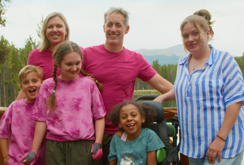 Hand touching something.